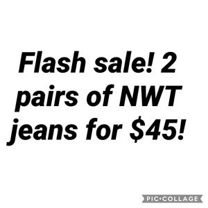 2 pairs of jeans for 45!